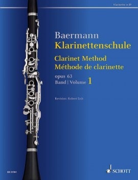 Baermann: Clarinet Method Volume 1 Opus 63 Nos. 1-33 for Clarinet published by Schott