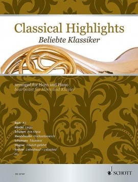 Classical Highlights for Horn in F published by Schott