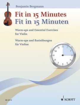 Fit in 15 Minutes for Violin published by Schott