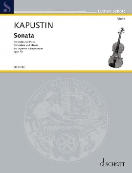 Kapustin: Sonata for Violin published by Schott