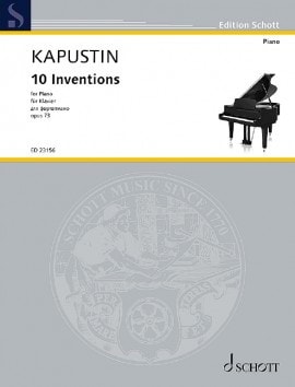 Kapustin: 10 Inventions for Piano published by Schott
