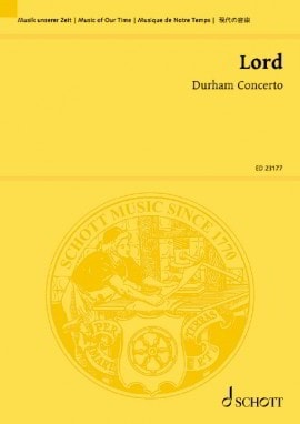 Lord: Durham Concerto (Study Score) published by Schott