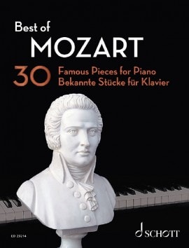 Best of Mozart for Piano published by Schott