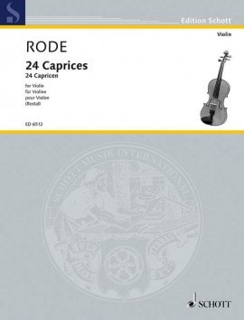 Rode: 24 Caprices for Violin published by Schott