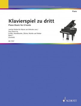 Klavierspiel zu dritt (Piano Playing for Three) Volume 1 published by Schott