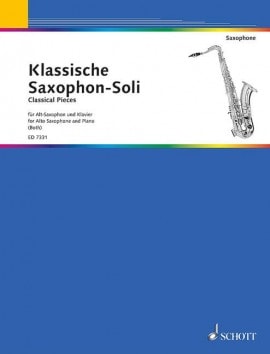 Classical Saxophone Solos for Alto Saxophone published by Schott