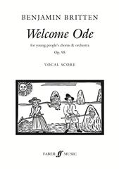 Britten: Welcome Ode SA(T)B published by Faber