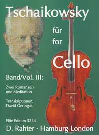 Tchaikovsky: Tchaikovsky for Cello Volume  3 published by Simrock