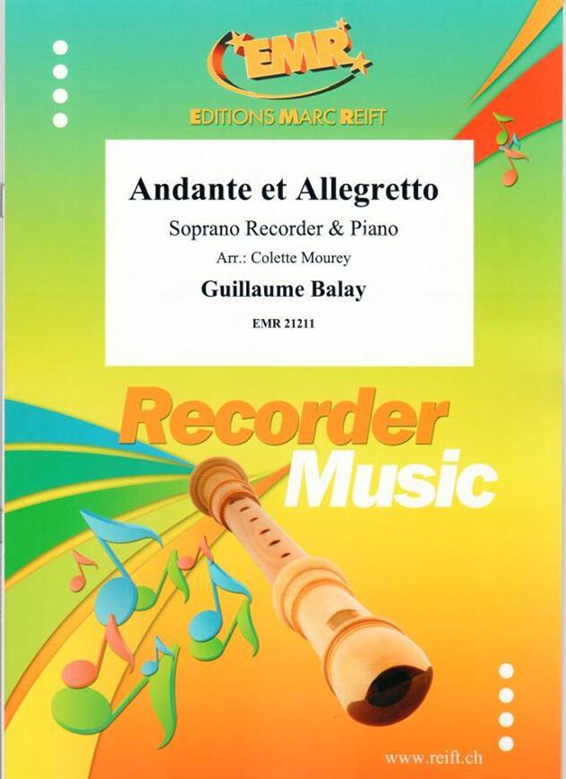 Balay: Andante et Allegretto for Soprano Recorder published by Reift