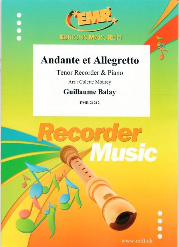Balay: Andante et Allegretto for Tenor Recorder published by Reift
