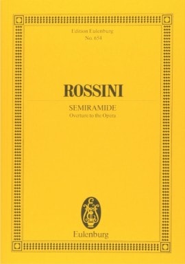Rossini: Semiramide (Study Score) published by Eulenburg