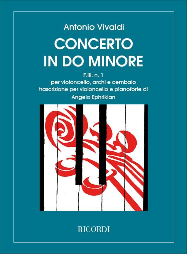 Vivaldi: Concerto in C Minor RV401 F111/1 for Cello published by Ricordi