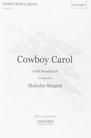 Sargent: A Cowboy Carol SATB published by OUP