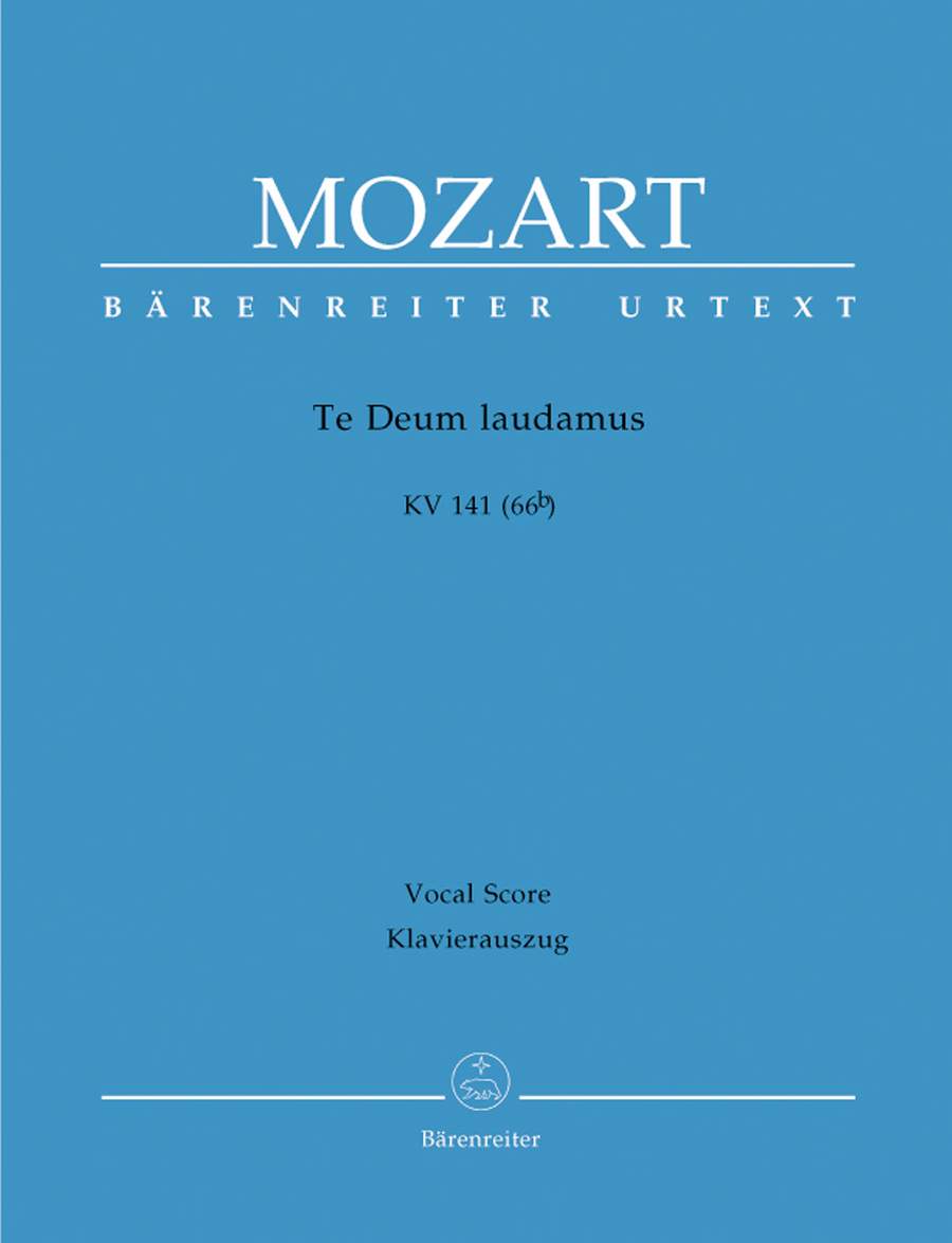 Mozart: Te Deum laudamus in C (K141) published by Barenreiter Urtext - Vocal Score