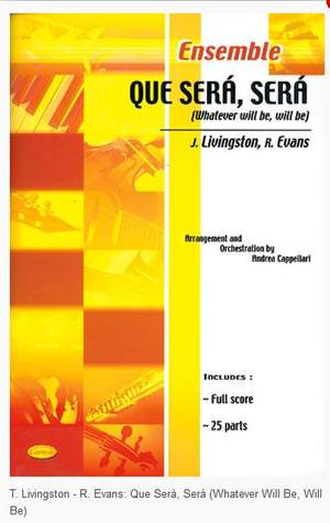 Que Sera Sera for Flexible Ensemble published by Carisch