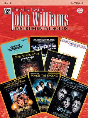 The Very Best of John Williams - Flute published by Alfred (Book & CD)