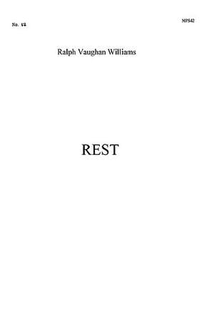 Vaughan Williams: Rest SSATB published by Bosworth