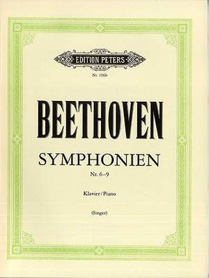 Beethoven: Symphonies Volume 2 for Solo Piano published by Peters