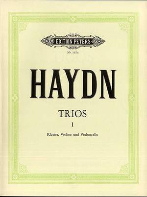 Haydn: Complete Piano Trios Volume 1 published by Peters