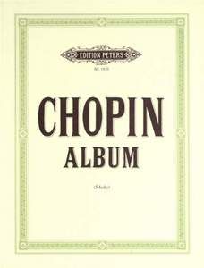 Chopin: Album of 32 Selected Pieces for Piano published by Peters