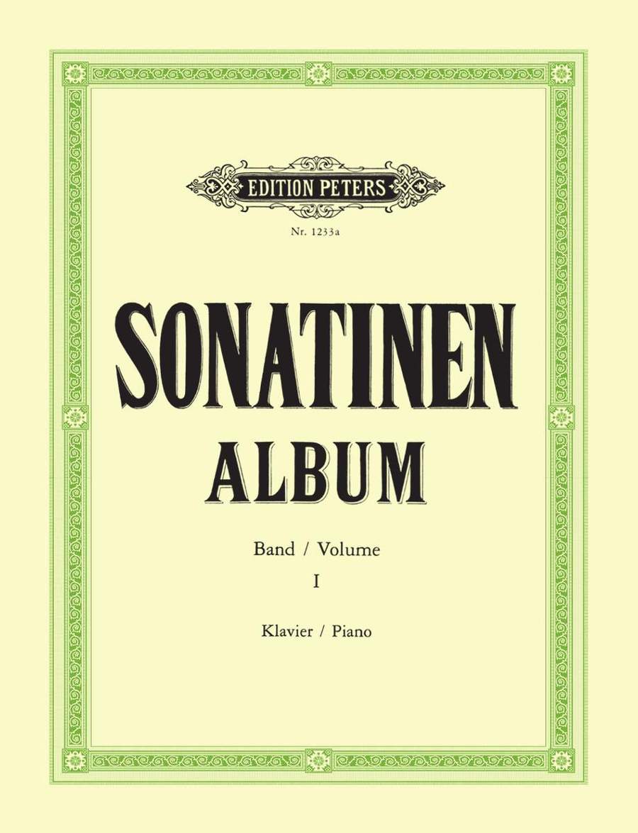 Sonatina Album Volume 1 for Piano published by Peters
