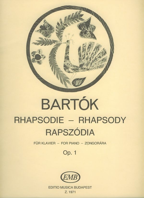 Bartok: Rhapsody Opus 1 for Piano published by EMB