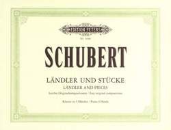 Schubert: Landler & Pieces for Piano Duet published by Peters