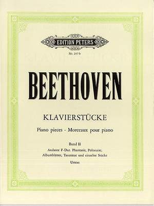 Beethoven: Album of Piano Pieces Volume 2 published by Peters