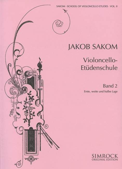 Sakom: School of Cello Studies Bk 2 published by Simrock