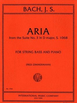 Bach: Aria in D for Double Bass published by IMC