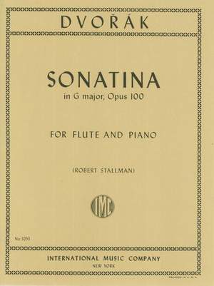Dvorak: Sonatina in G Opus 100 for Flute published by IMC