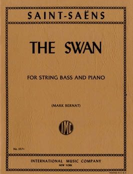 Saint-Sans: Swan from Carnival of The Animals for Double Bass published by IMC
