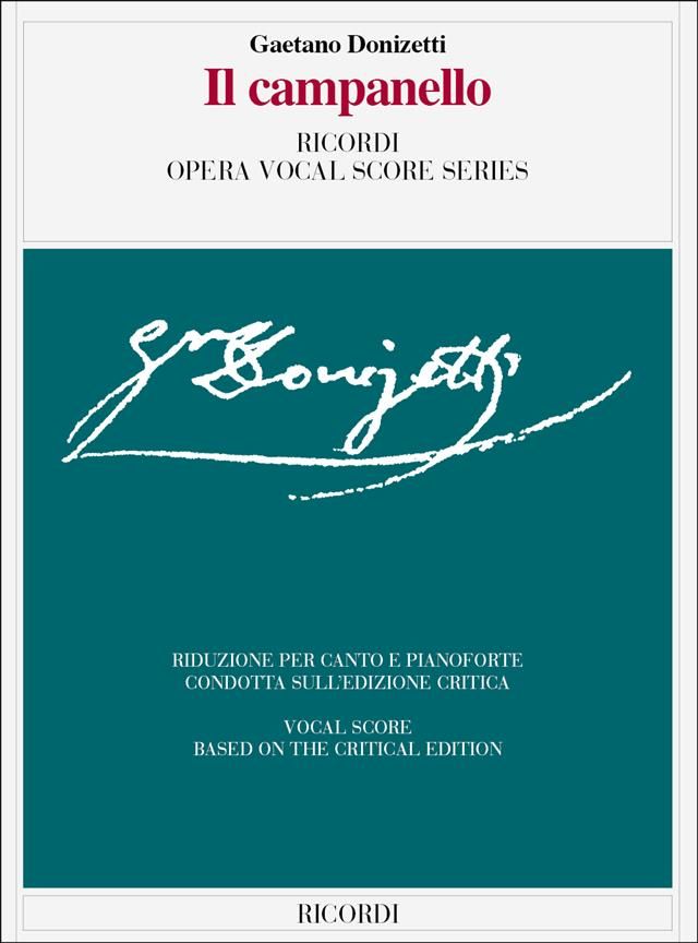 Donizetti: Il Campanello published by Ricordi - Vocal Score