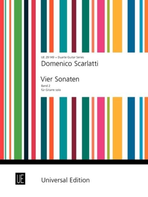 Scarlatti: 4 Sonatas Vol 2 for Guitar published by Universal