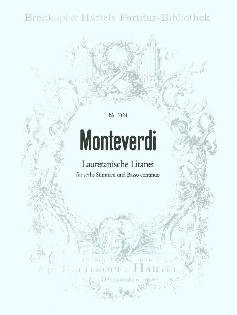 Monteverdi: Lauretanische Litanei published by Breitkopf - Full Score