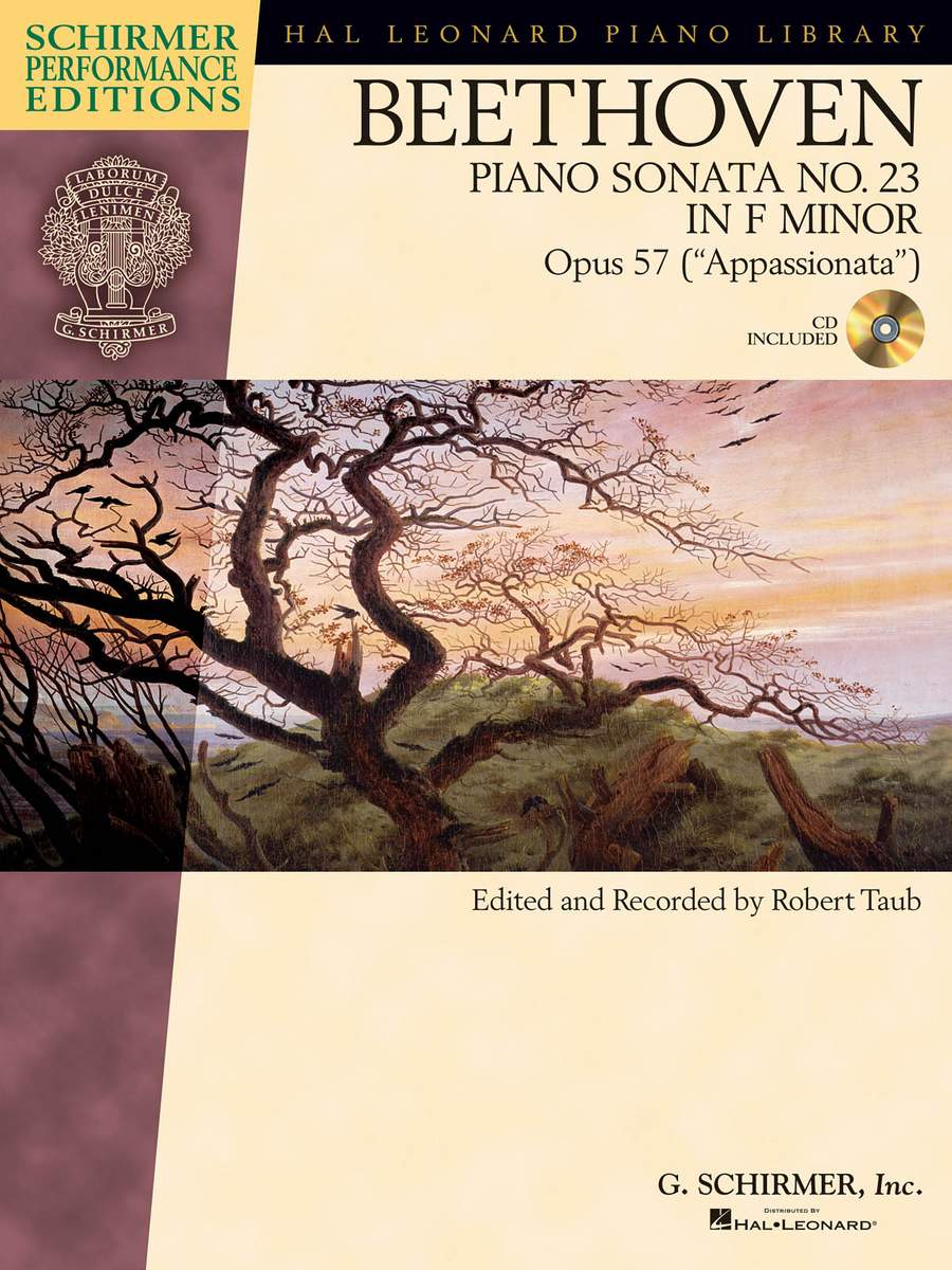 Beethoven: Sonata in F Minor Opus 57 (Appassionata) for Piano published by Schirmer (Book & CD)