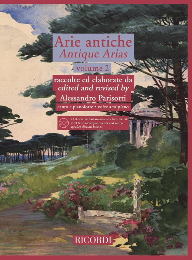 Arie Antiche Volume 2 published by Ricordi (Book & CD)