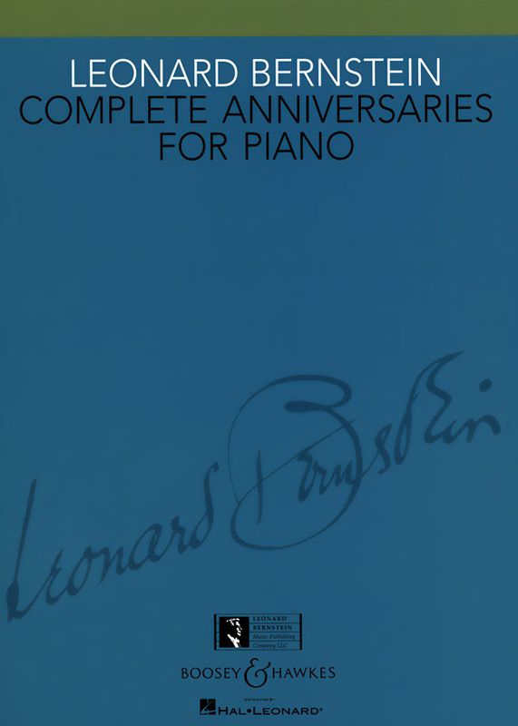 Bernstein: Complete Anniversaries for Piano published by Boosey & Hawkes