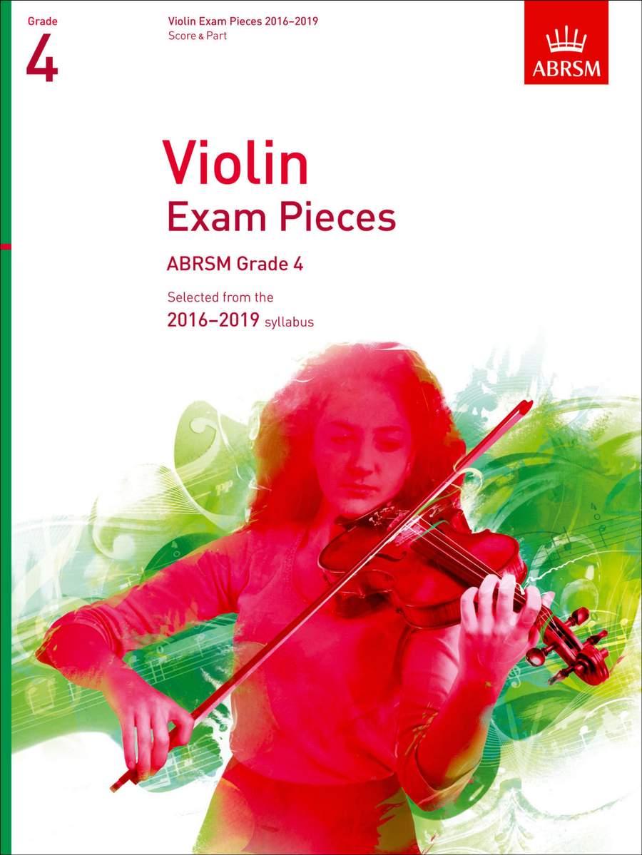 ABRSM Violin Exam Pieces 2016-2019 Grade 4 Score & Part
