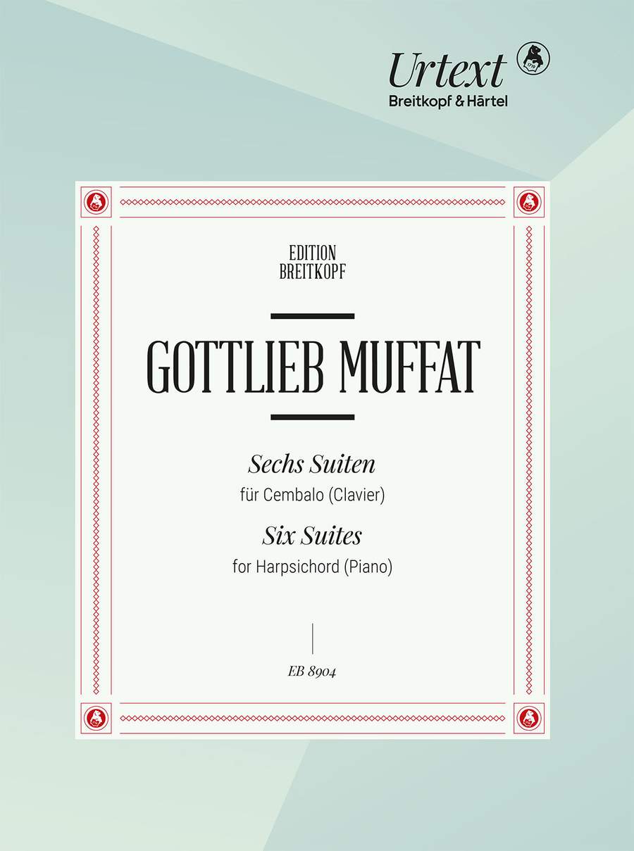 Muffat: Six Suites for Harpsichord (Clavier) Volume 1 published by Breitkopf