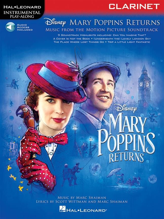 Mary Poppins Returns: Music From The Motion Picture Soundtrack for Clarinet published by Hal Leonard (Book & Online Audio)