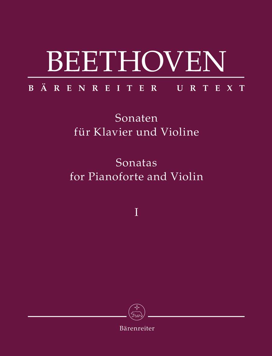 Beethoven: Sonatas Volume 1 for Violin published by Barenreiter