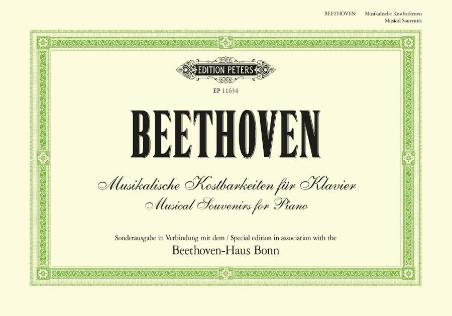 Beethoven: Musical Souvenirs for Piano published by Peters