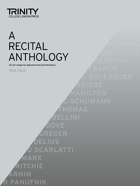 A Recital Anthology High Voice published by Trinity