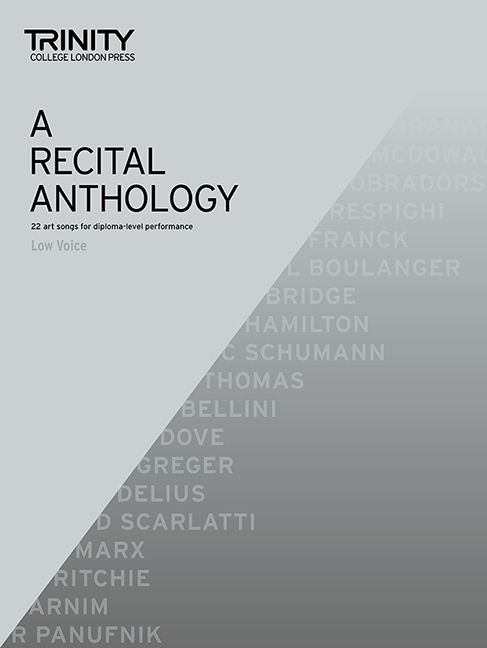 A Recital Anthology Low Voice published by Trinity