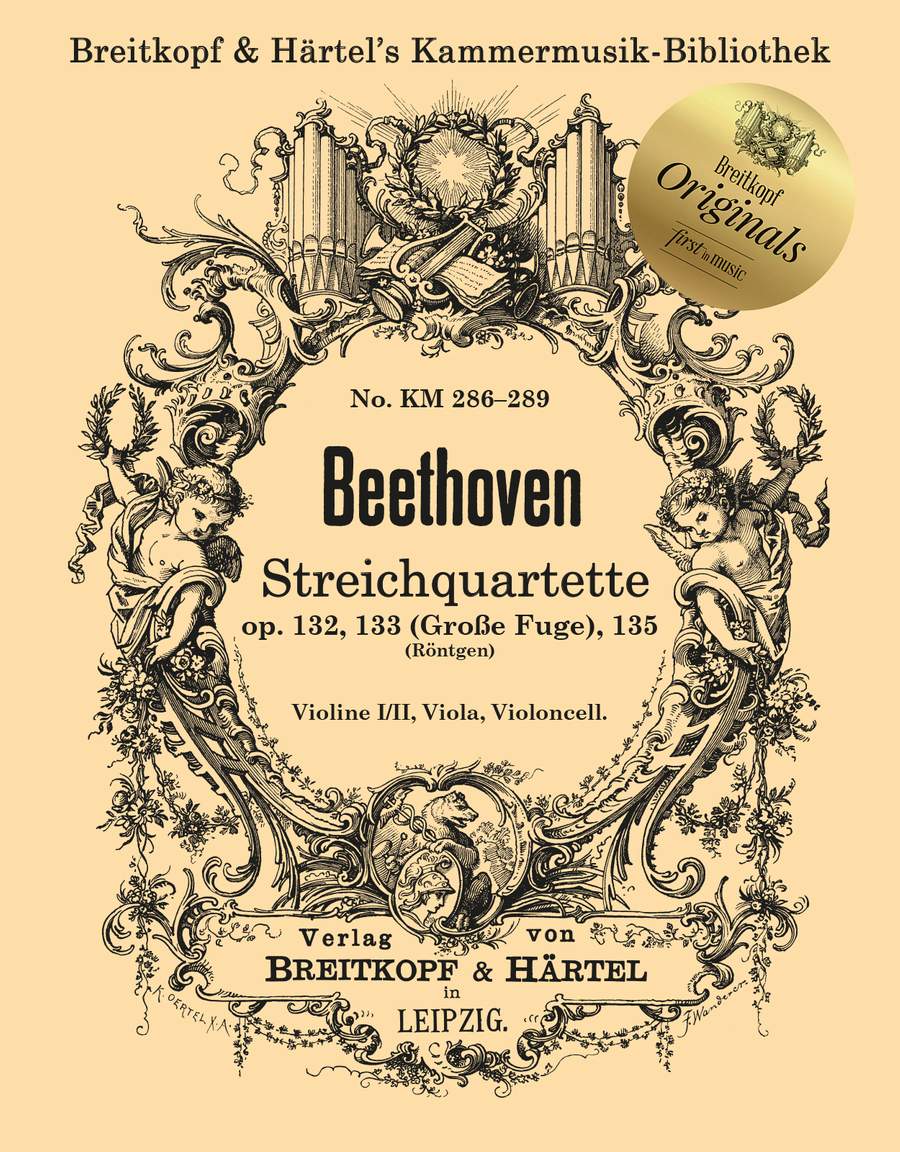 Beethoven: String Quartets Volume 4 published by Breitkopf