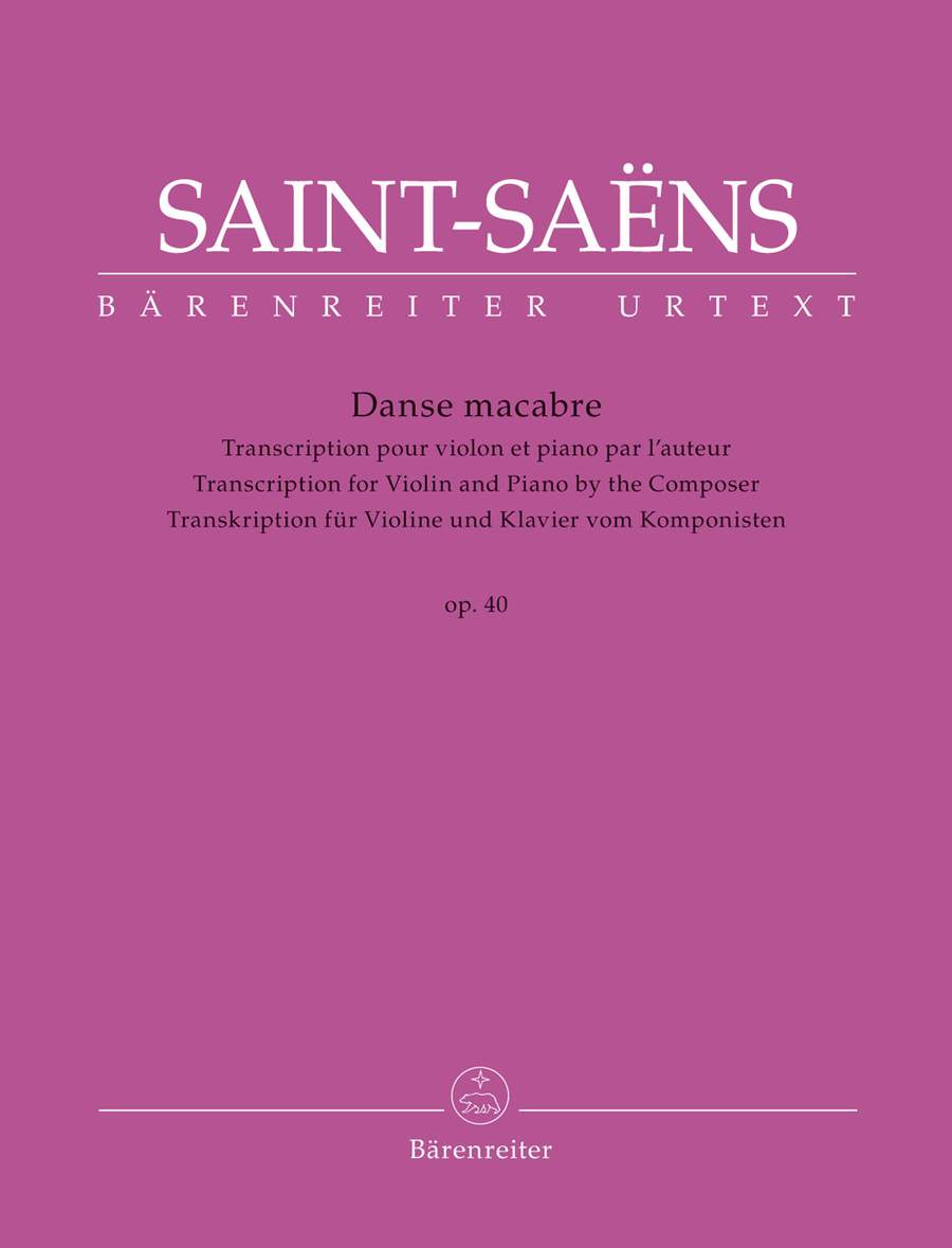 Saint-Saens: Danse macabre Opus 40 for Violin published by Barenreiter