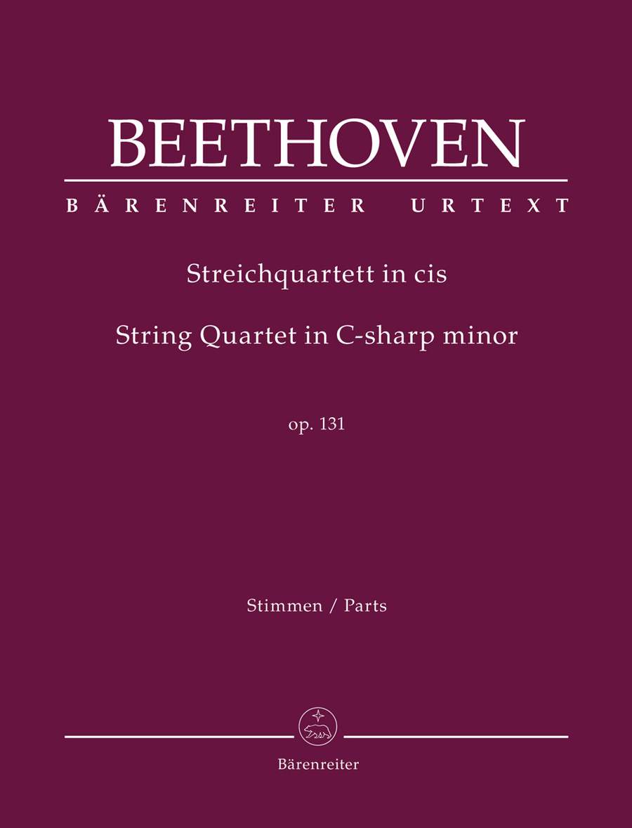 Beethoven: String Quartet in C# Minor Opus 131 published by Barenreiter