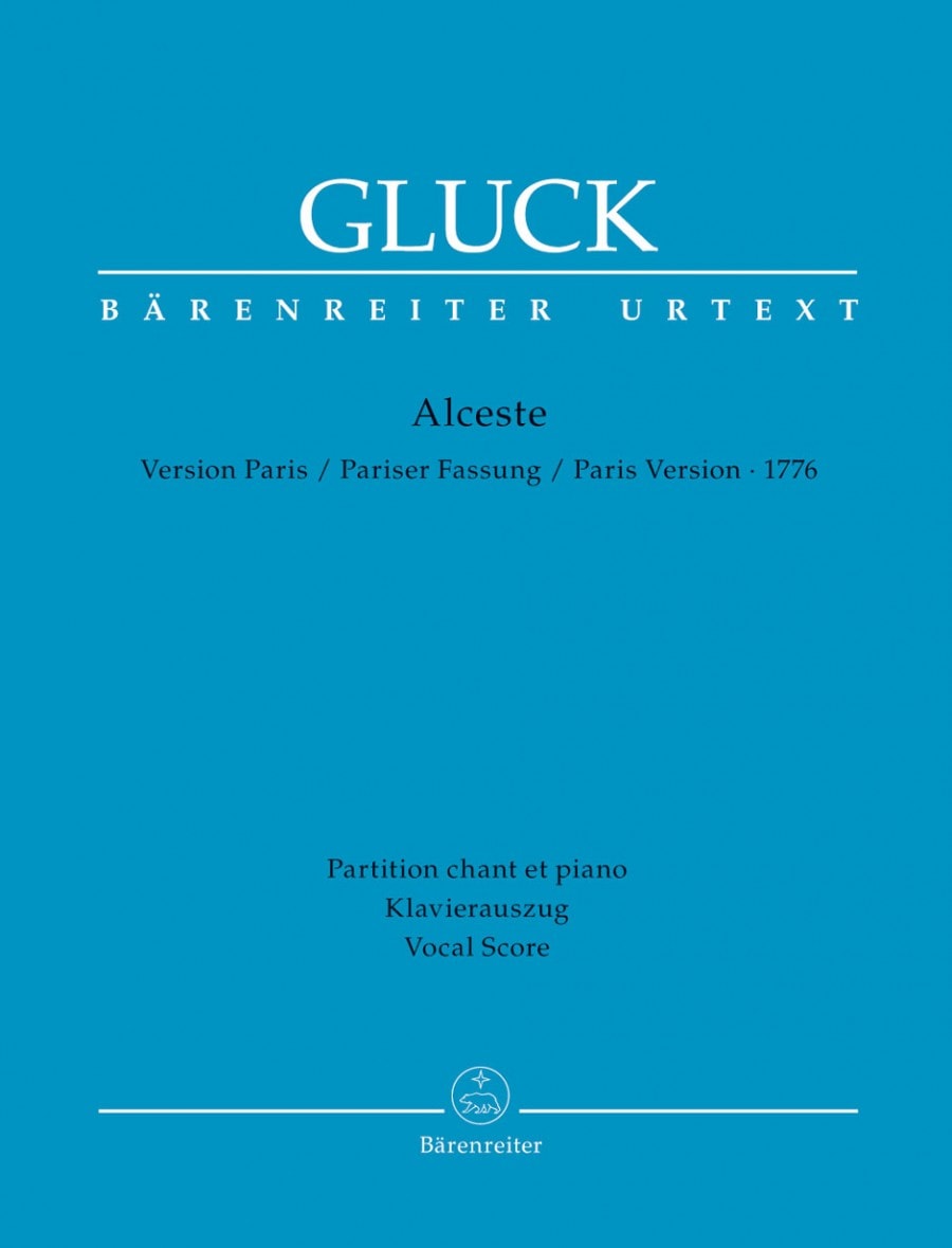 Gluck: Alceste (Paris version 1776) published by Barenreiter Urtext - Vocal Score