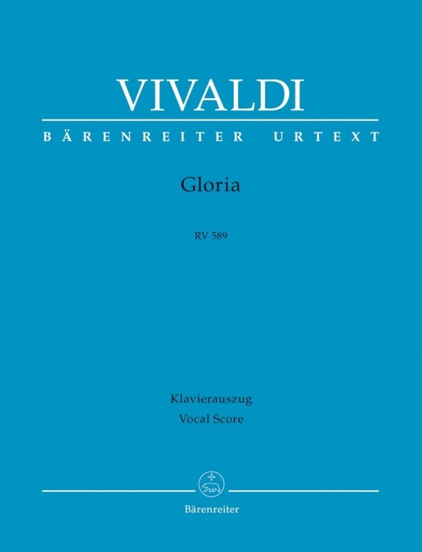 Vivaldi: Gloria in D (RV 589) published by Barenreiter Urtext - Vocal Score